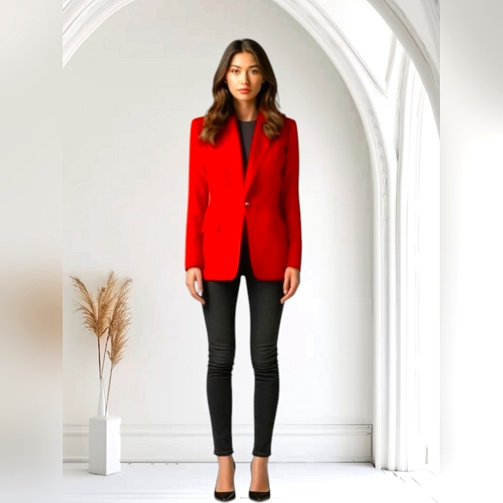 Red Jones New York Blazer